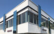 Gebäudeecke mit Spiegel-Fassade