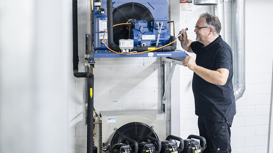 Wärmepumpe Technik UB Freiburg