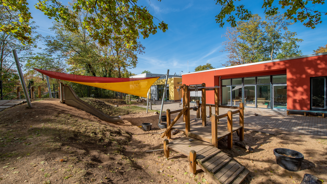 Außenspielplatz der Kita Auf dem Hügel