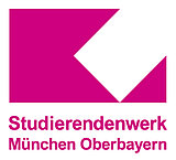 Logo des Studierendenwerks München Oberbayern in der Farbe Fuchsia