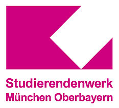 Logo des Studierendenwerks München Oberbayern in der Farbe Fuchsia