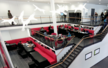 Blick in die Cafeteria Level
